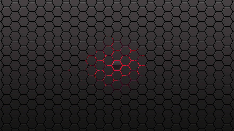 Grey Hexagon Pattern Wallpaper
