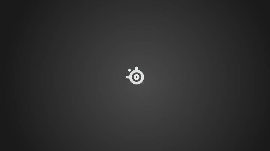 Grey Simple Logitech Logo Wallpaper