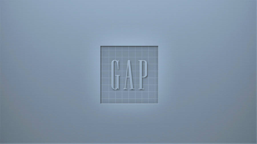 Greyish Blue Gap Logo Wallpaper