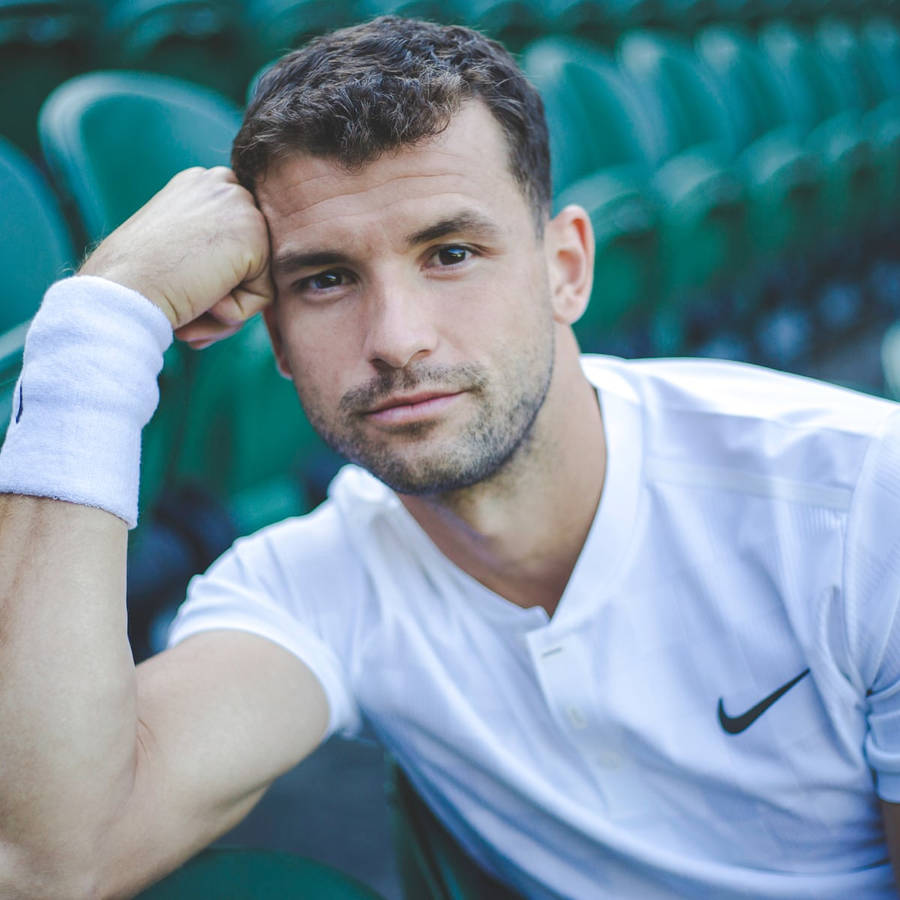 Grigor Dimitrov Wearing Nike Wallpaper