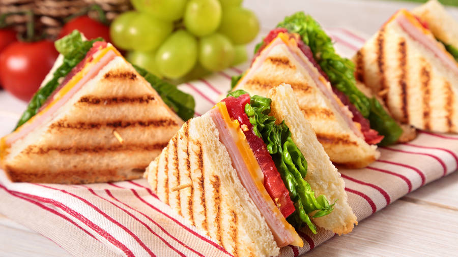 Grilled Ham Sandwich Wallpaper