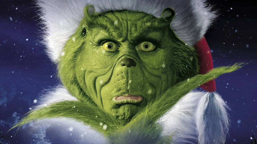 Grinch Monster In Snow Wallpaper