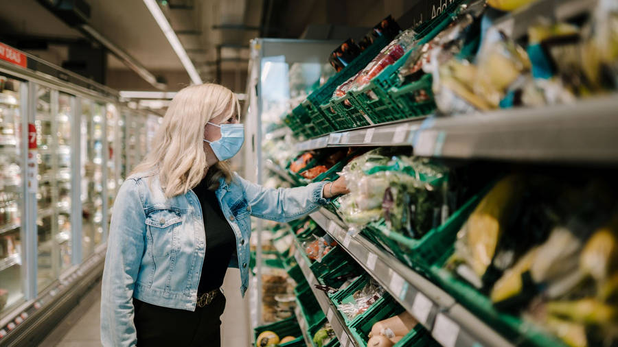 Grocery Store Goods Wallpaper