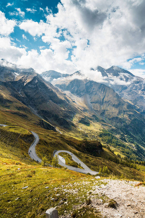 Grossglockner Alpine Road Nature Scenery Wallpaper