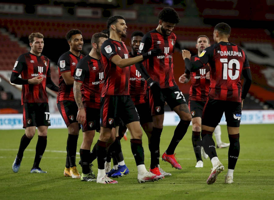 Group Of Afc Bournemouth Football Players Wallpaper