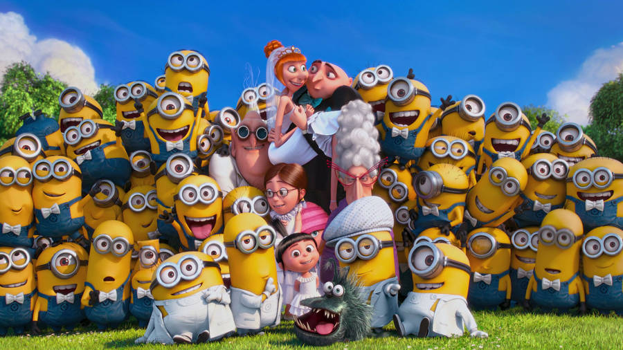 Gru's Wedding Picture Despicable Me 3 Wallpaper