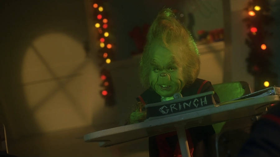 Grumpy Baby Grinch Wallpaper