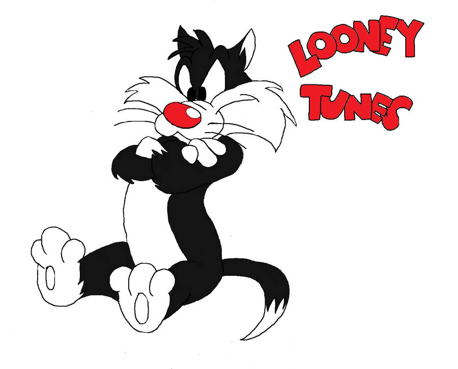 Grumpy Sylvester Cat In High Resolution Wallpaper