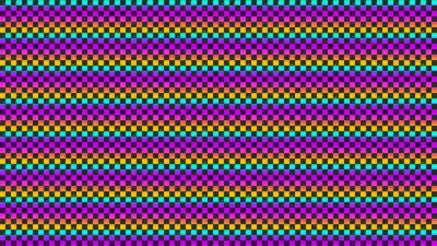 Grunge Aesthetic Tiny Checkered Pattern Wallpaper