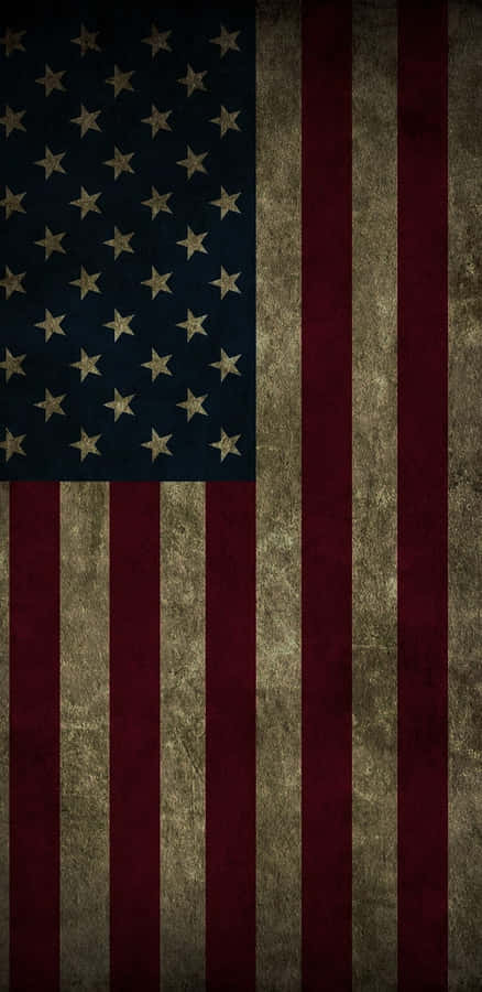 Grunge American Flag Dark Texture.jpg Wallpaper