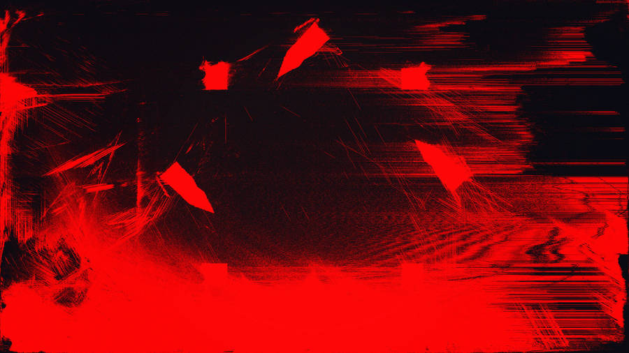 Grunge Black And Red Abstract Art Wallpaper