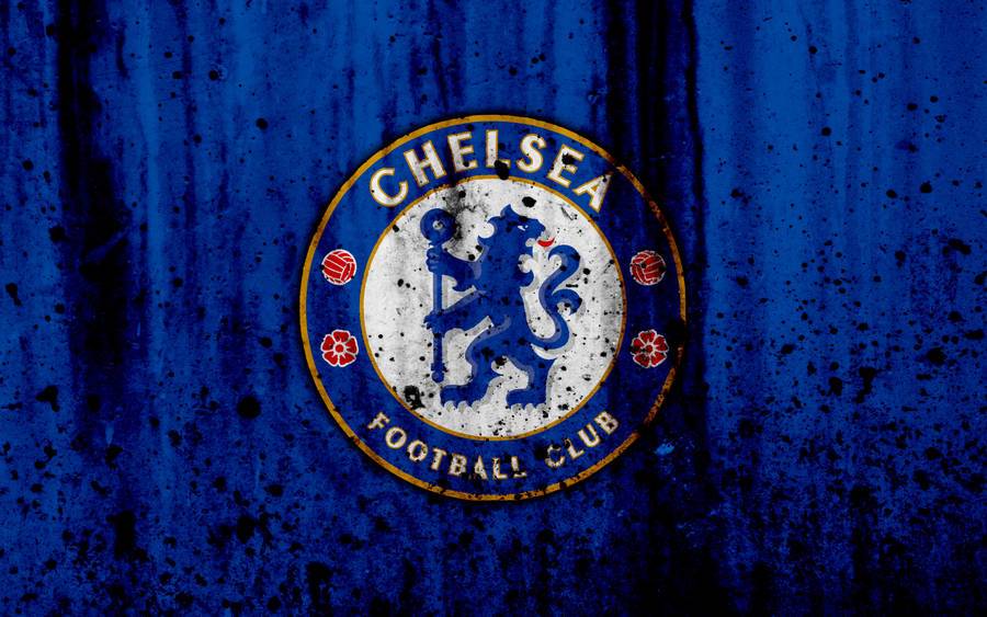 Grunge Blue Chelsea Emblem Wallpaper