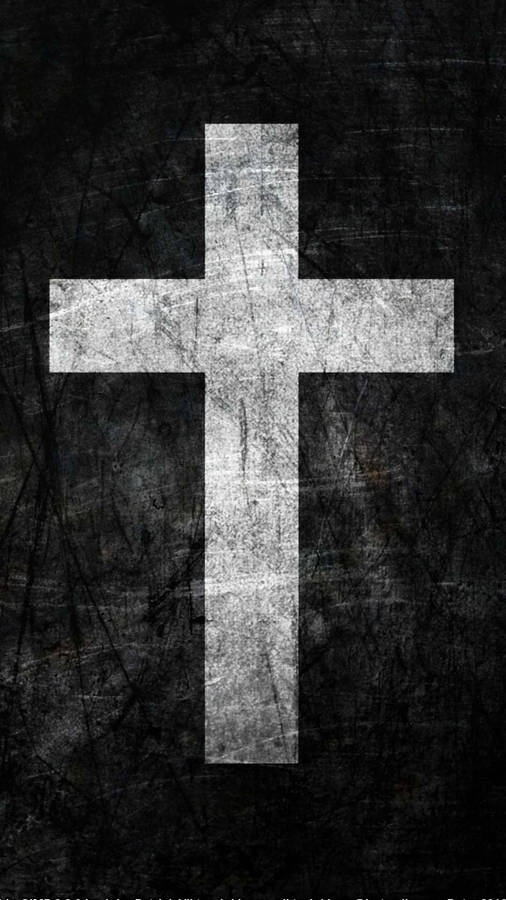 Grungy Cross Christian Iphone Wallpaper