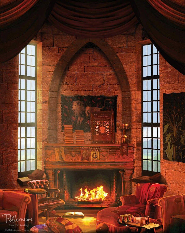 Gryffindor Common Room Warmth Wallpaper