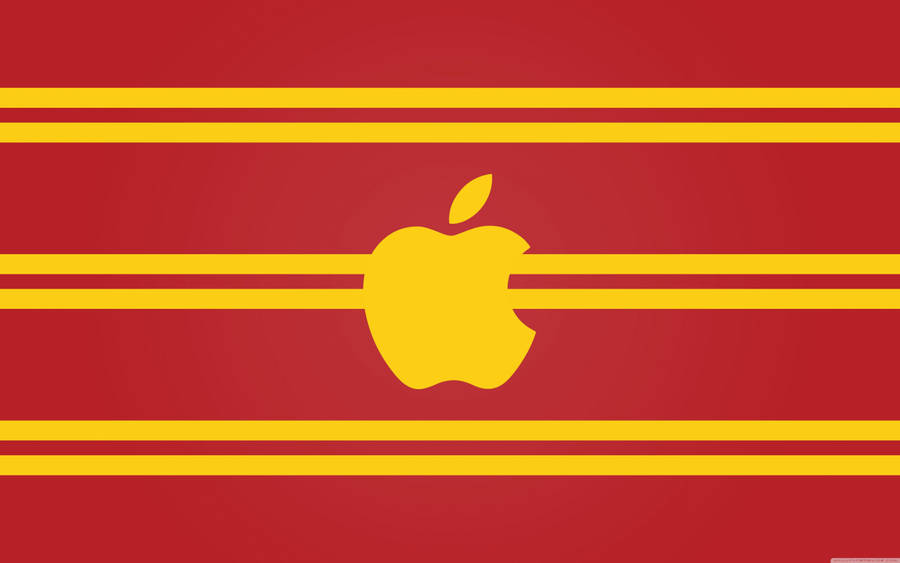 Gryffindor Themed Apple Logo Wallpaper