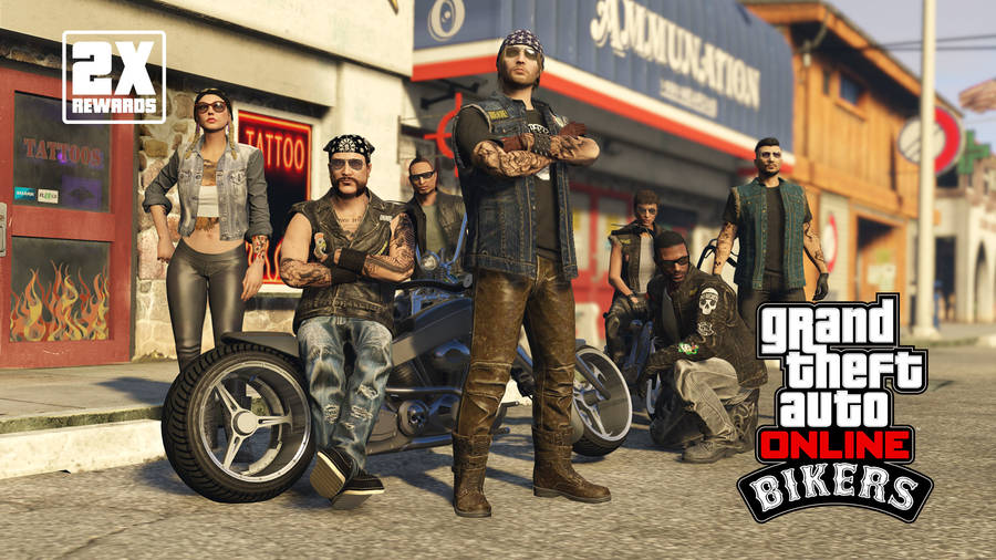 Gta 5 Bikers Wallpaper