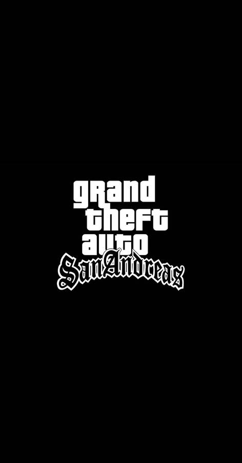 Gta Iphone San Andreas Logo Wallpaper