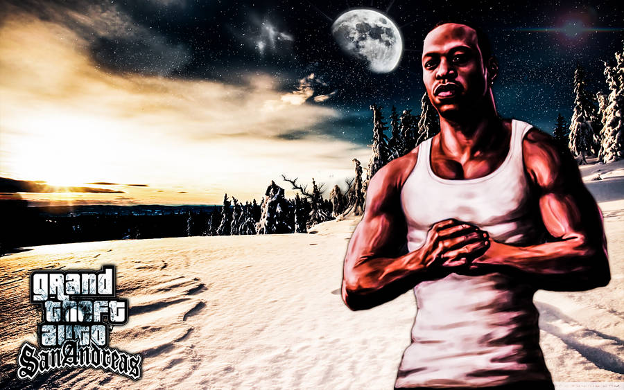 Gta Sa 4k Carl Johnson Wallpaper