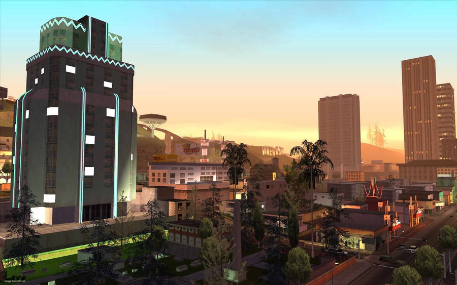 Gta Sa 4k City View Wallpaper