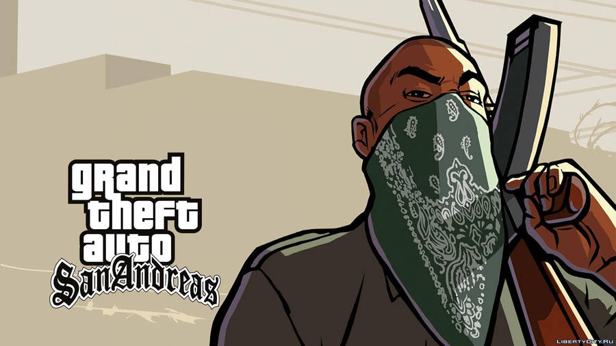 Gta Sa 4k Masked Man Wallpaper