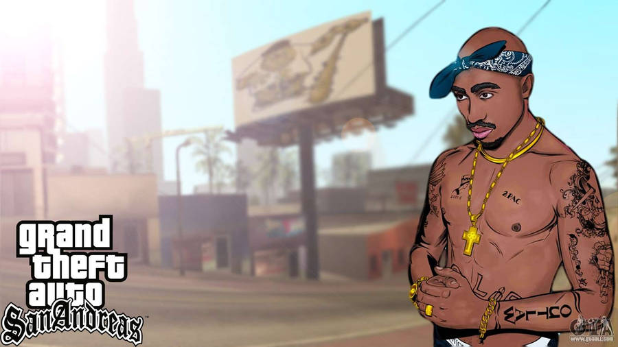 Gta Sa 4k Tupac Wallpaper