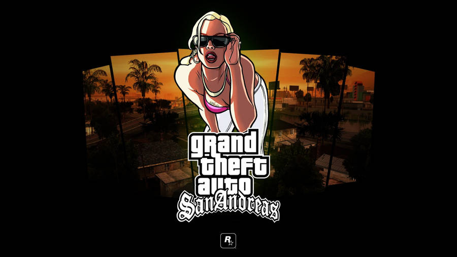 Gta Sa 4k Woman Poster Wallpaper