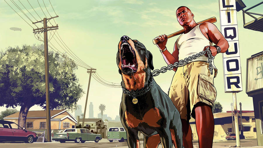 Gta San Andreas Angry Dog Wallpaper