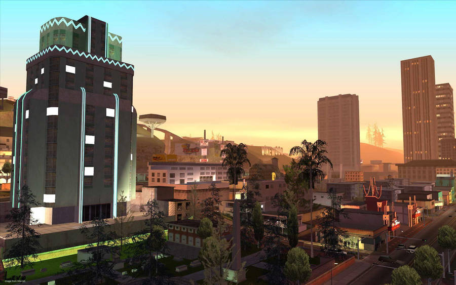 Gta San Andreas City Sky Wallpaper