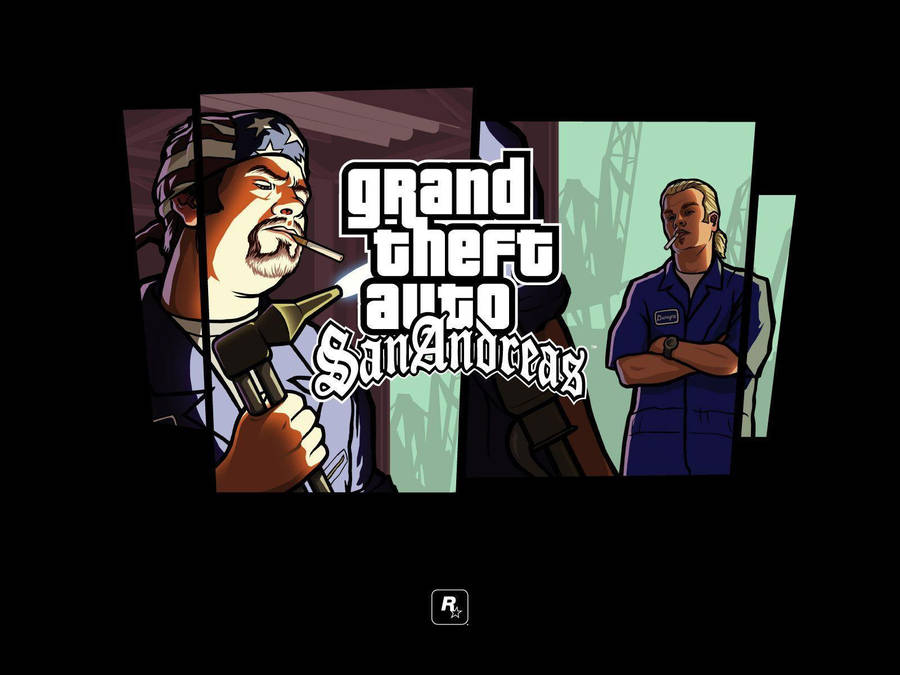 Gta San Andreas Men Smoking Wallpaper