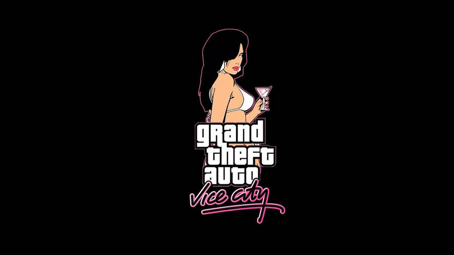 Gta Vice City Game Cover Art Wallpaper