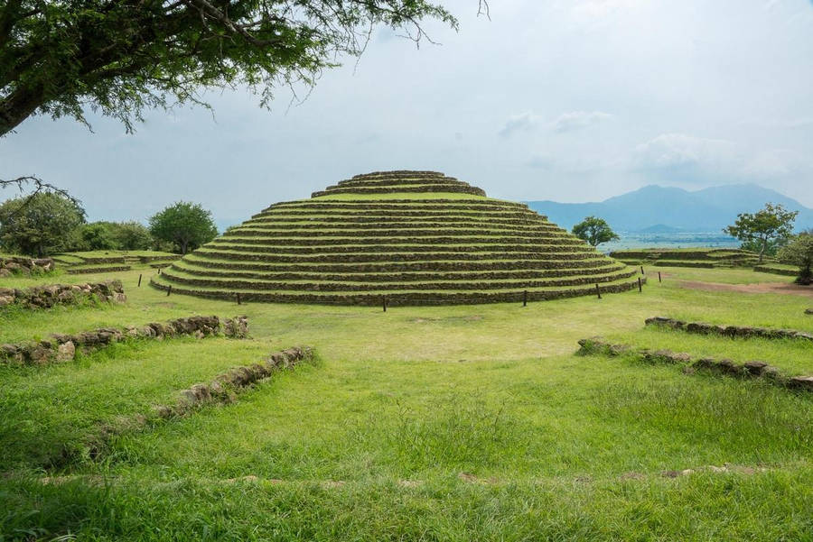 Guadalajara Guachimontones Pyramid Wallpaper