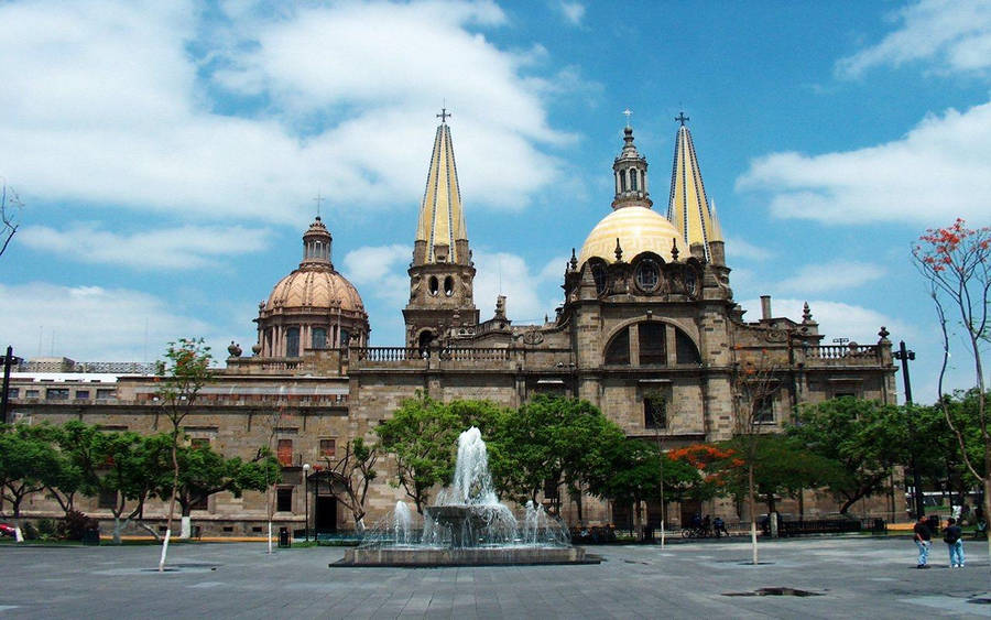 Guadalajara With Cloudy Sky Wallpaper