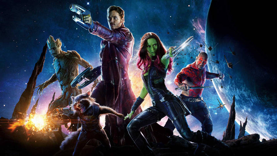 Guardians Of The Galaxy Film Wallpaper