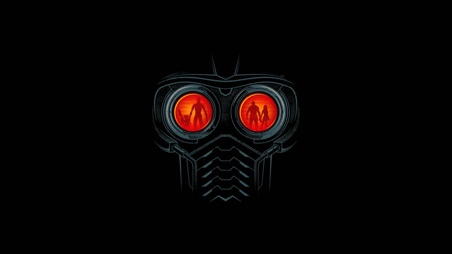 Guardians Of The Galaxy Star-lord Mask Wallpaper
