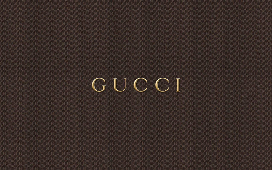 Gucci Logo Pattern Background Wallpaper