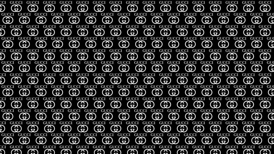 Gucci Logo Pattern Wallpaper Wallpaper