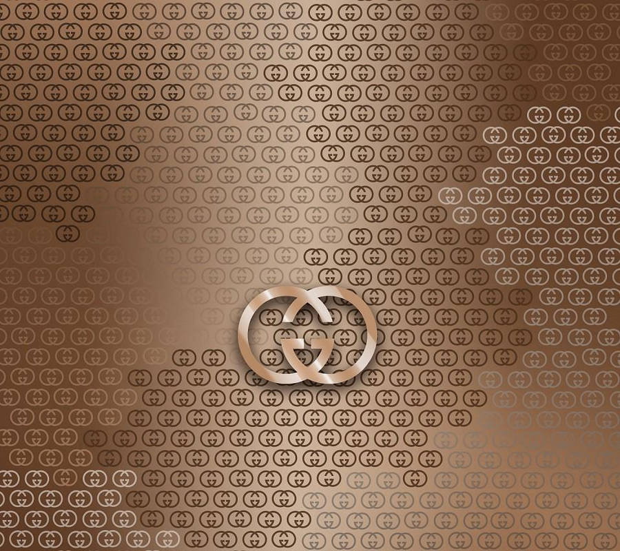 Gucci Logo Pattern Wallpaper Wallpaper