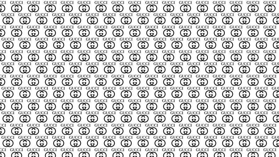 Gucci Logo Pattern Wallpaper Wallpaper