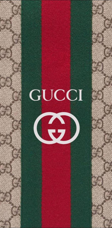 Gucci Pattern Striped Art Wallpaper