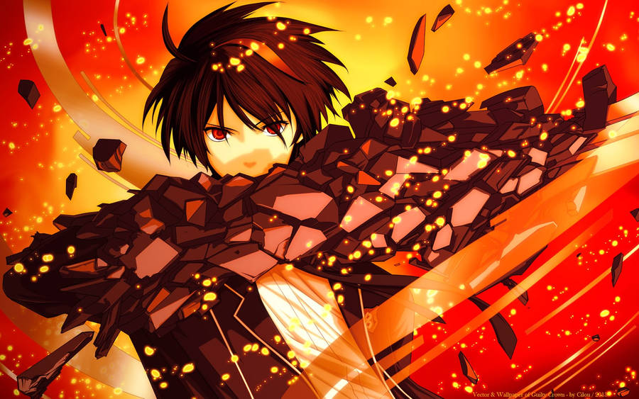 Guilty Crown Fiery Shuu Wallpaper