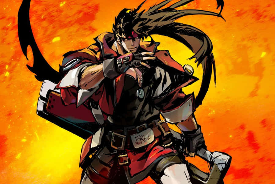 Guilty Gear Sol Badguy Action Pose Wallpaper