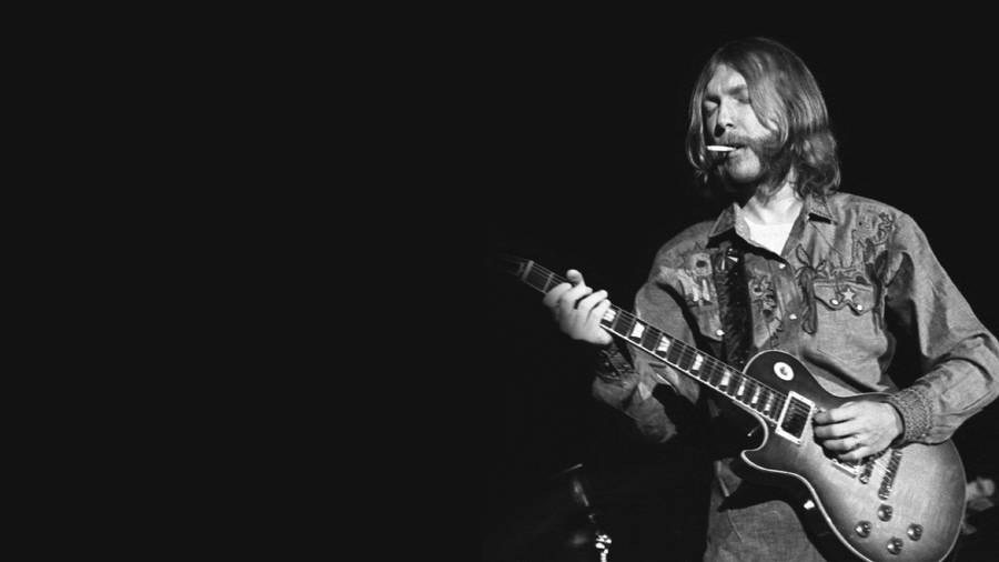 Guitarist Duane Allman Of Allman Brothers Band Wallpaper