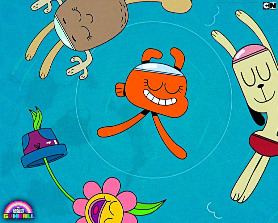 Gumball Pool Party Wallpaper