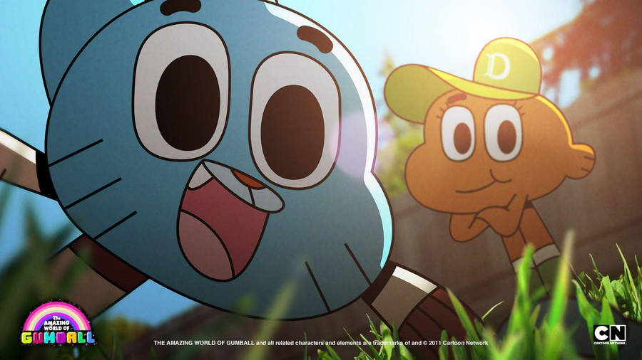 Gumball Sunlight Fun Wallpaper