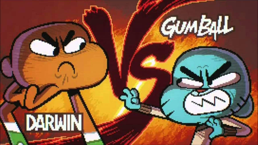 Gumball Vs Darwin Wallpaper