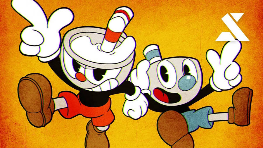 Gun Gesture Cuphead Wallpaper