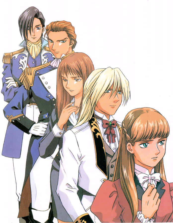 Gundam Wing Characters Portrait Wallpaper