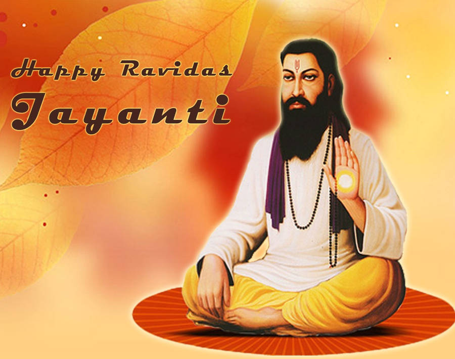 Guru Ravidass The Venerated Guru Wallpaper