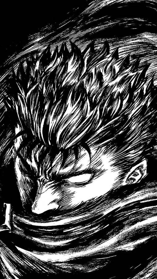 Guts From Berserk 4k Anime Phone Wallpaper