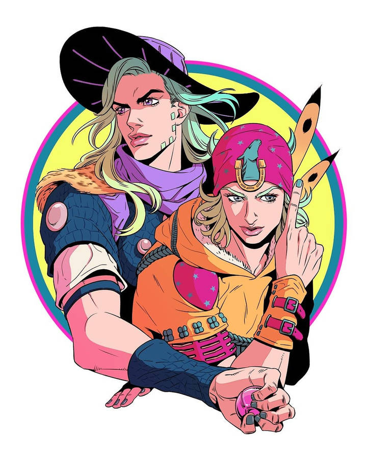 Gyro Zeppeli And Johnny Joestar Wallpaper